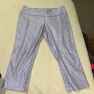Purple patterned Nike Golf Dri-Fit leggings